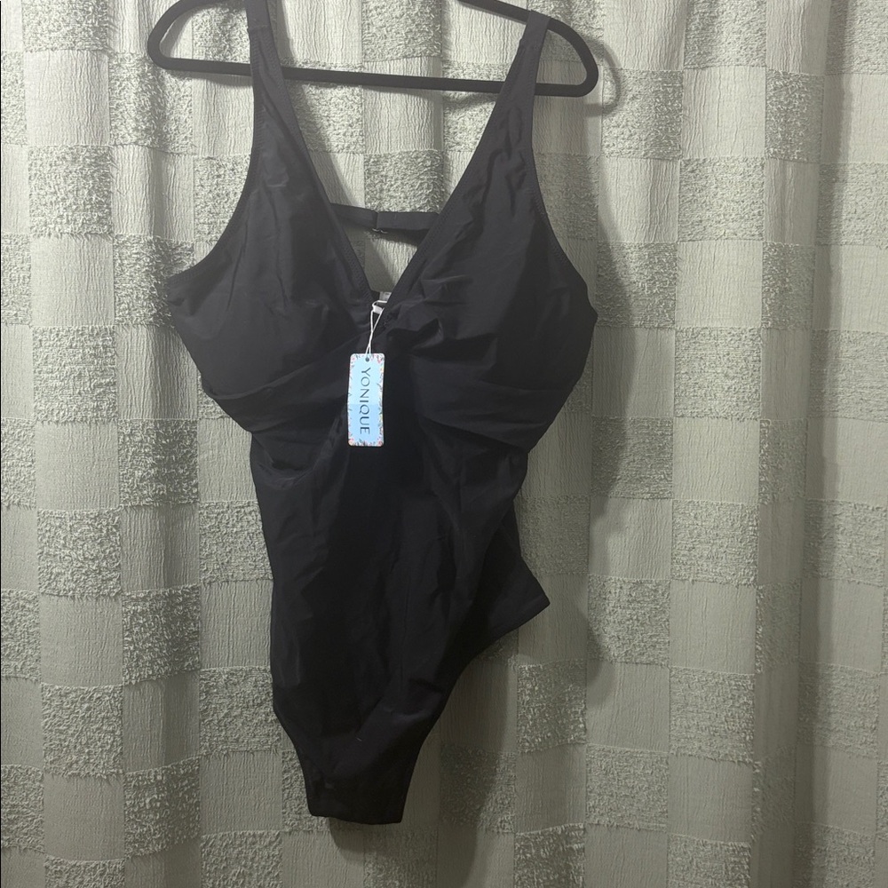 Black One-Piece Swimsuit